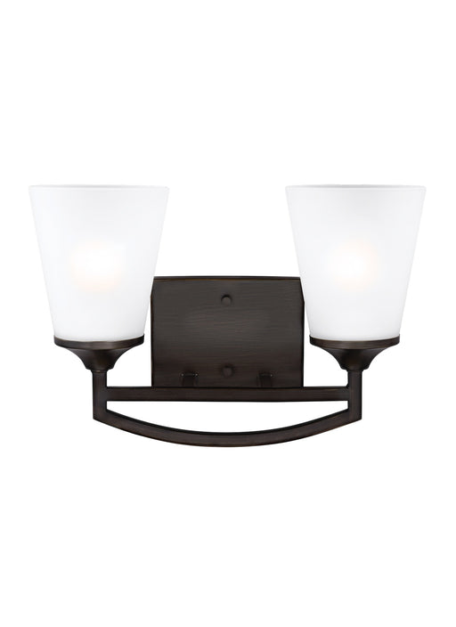 Myhouse Lighting Generation Lighting - 4424502-710 - Two Light Wall / Bath - Hanford - Bronze