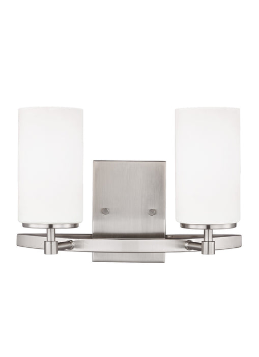 Myhouse Lighting Generation Lighting - 4424602-962 - Two Light Wall / Bath - Alturas - Brushed Nickel