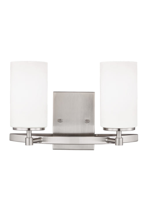 Myhouse Lighting Generation Lighting - 4424602-962 - Two Light Wall / Bath - Alturas - Brushed Nickel