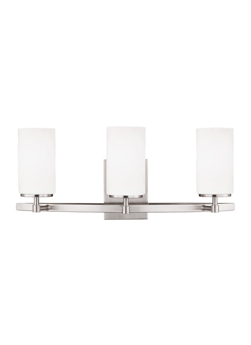 Myhouse Lighting Generation Lighting - 4424603-962 - Three Light Wall / Bath - Alturas - Brushed Nickel