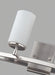 Myhouse Lighting Generation Lighting - 4424604-962 - Four Light Wall / Bath - Alturas - Brushed Nickel