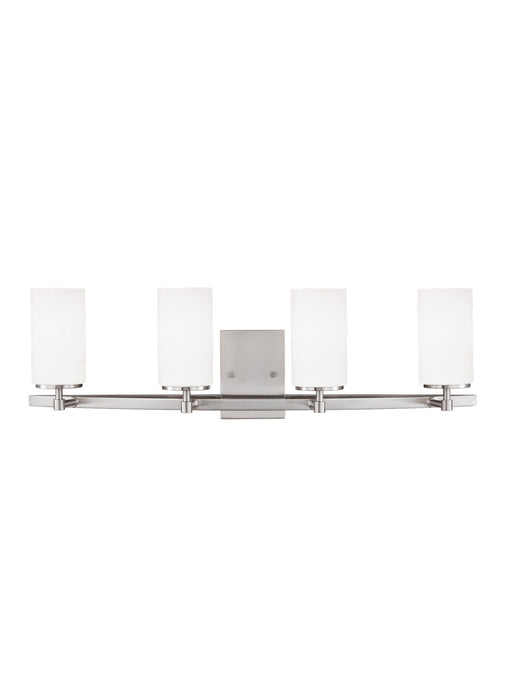 Myhouse Lighting Generation Lighting - 4424604-962 - Four Light Wall / Bath - Alturas - Brushed Nickel