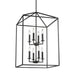 Myhouse Lighting Generation Lighting - 5115008-112 - Eight Light Hall / Foyer - Perryton - Midnight Black