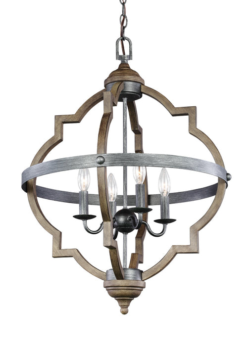 Myhouse Lighting Generation Lighting - 5124904-846 - Four Light Hall / Foyer Pendant - Socorro - Stardust