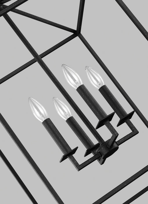 Myhouse Lighting Generation Lighting - 5215004-112 - Four Light Hall / Foyer - Perryton - Midnight Black