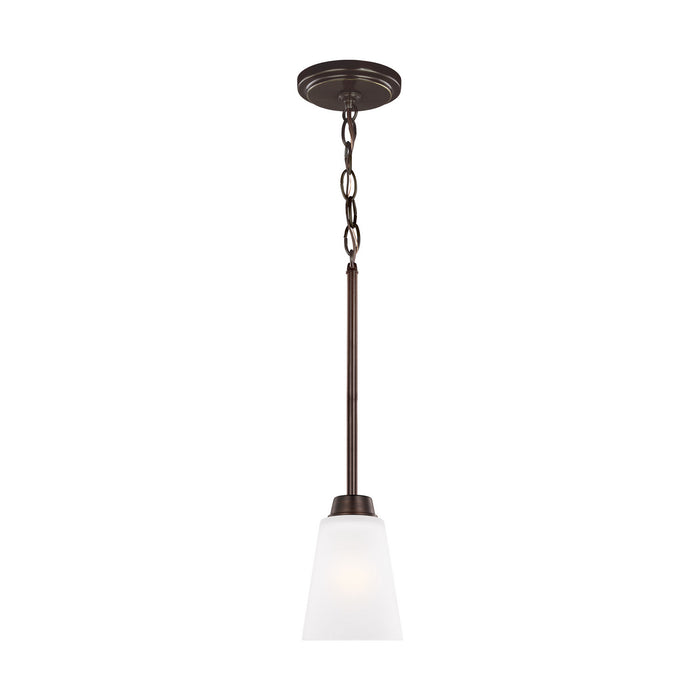 Myhouse Lighting Generation Lighting - 6115201-710 - One Light Mini-Pendant - Kerrville - Bronze