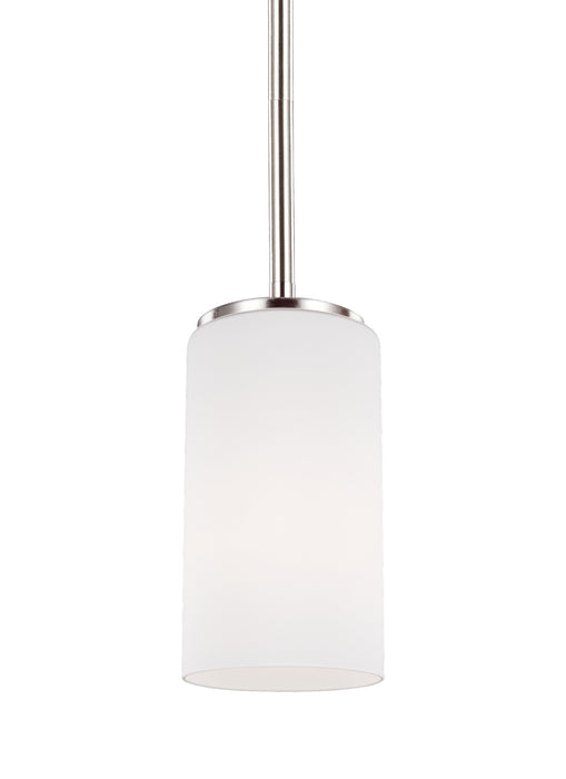 Myhouse Lighting Generation Lighting - 6124601-962 - One Light Mini-Pendant - Alturas - Brushed Nickel