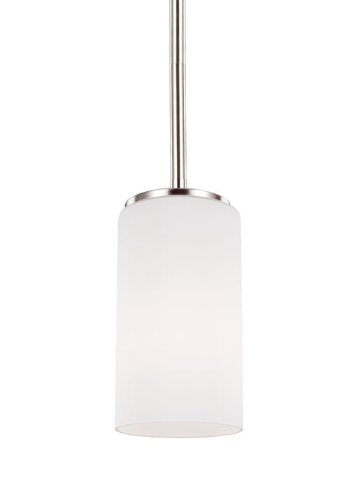 Myhouse Lighting Generation Lighting - 6124601-962 - One Light Mini-Pendant - Alturas - Brushed Nickel