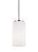 Myhouse Lighting Generation Lighting - 6124601-962 - One Light Mini-Pendant - Alturas - Brushed Nickel