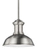 Myhouse Lighting Generation Lighting - 6247701-04 - One Light Outdoor Pendant - Fredricksburg - Satin Aluminum