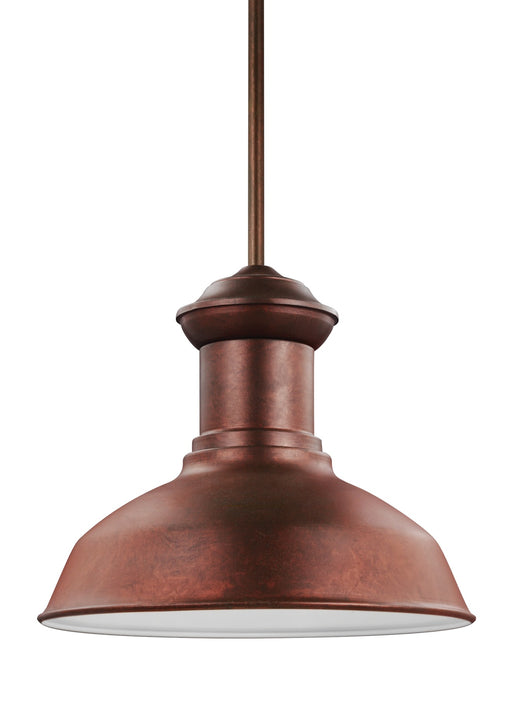 Myhouse Lighting Generation Lighting - 6247701-44 - One Light Outdoor Pendant - Fredricksburg - Weathered Copper