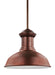 Myhouse Lighting Generation Lighting - 6247701-44 - One Light Outdoor Pendant - Fredricksburg - Weathered Copper