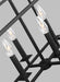 Myhouse Lighting Generation Lighting - 6615008-112 - Eight Light Island Pendant - Perryton - Midnight Black