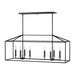 Myhouse Lighting Generation Lighting - 6615008-112 - Eight Light Island Pendant - Perryton - Midnight Black