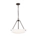 Myhouse Lighting Generation Lighting - 6615203-710 - Three Light Pendant - Kerrville - Bronze