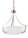 Myhouse Lighting Generation Lighting - 6624503-962 - Three Light Pendant - Hanford - Brushed Nickel