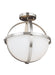 Myhouse Lighting Generation Lighting - 7724602-962 - Two Light Semi-Flush Convertible Pendant - Alturas - Brushed Nickel