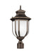 Myhouse Lighting Generation Lighting - 8236301-71 - One Light Outdoor Post Lantern - Childress - Antique Bronze