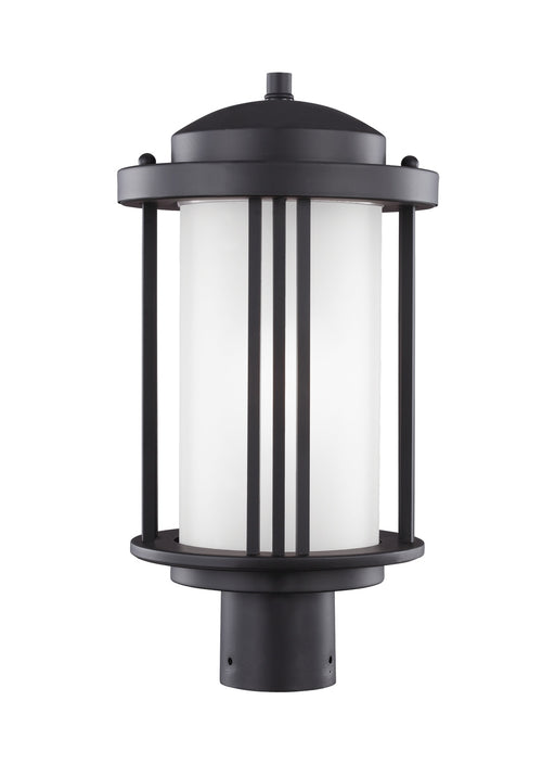 Myhouse Lighting Generation Lighting - 8247901-12 - One Light Outdoor Post Lantern - Crowell - Black
