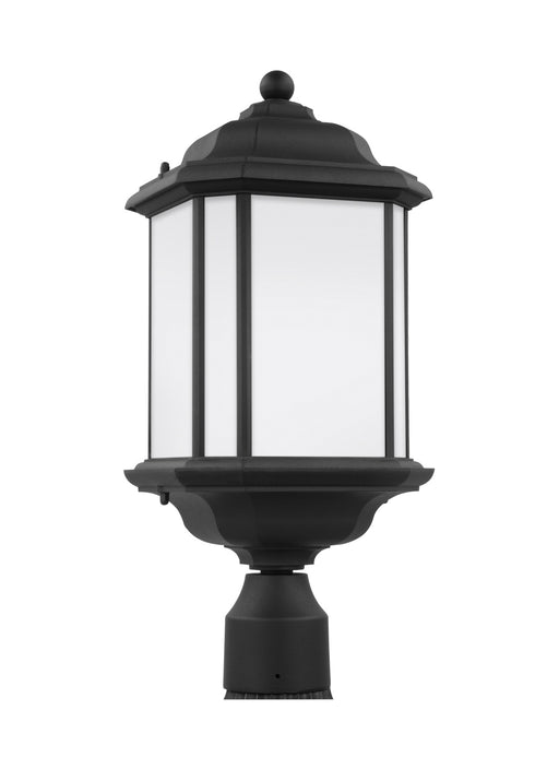 Myhouse Lighting Generation Lighting - 82529-12 - One Light Outdoor Post Lantern - Kent - Black