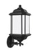 Myhouse Lighting Generation Lighting - 84532-12 - One Light Outdoor Wall Lantern - Kent - Black