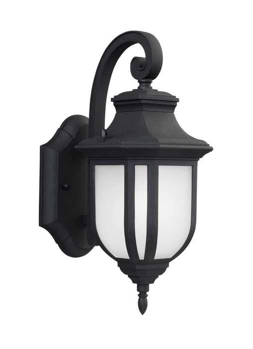 Myhouse Lighting Generation Lighting - 8536301-12 - One Light Outdoor Wall Lantern - Childress - Black