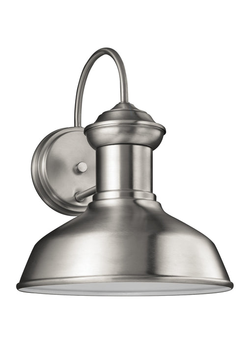 Myhouse Lighting Generation Lighting - 8547701-04 - One Light Outdoor Wall Lantern - Fredricksburg - Satin Aluminum