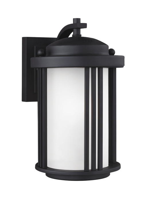 Myhouse Lighting Generation Lighting - 8547901-12 - One Light Outdoor Wall Lantern - Crowell - Black