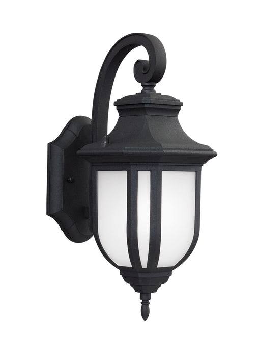 Myhouse Lighting Generation Lighting - 8636301-12 - One Light Outdoor Wall Lantern - Childress - Black