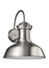 Myhouse Lighting Generation Lighting - 8647701-04 - One Light Outdoor Wall Lantern - Fredricksburg - Satin Aluminum