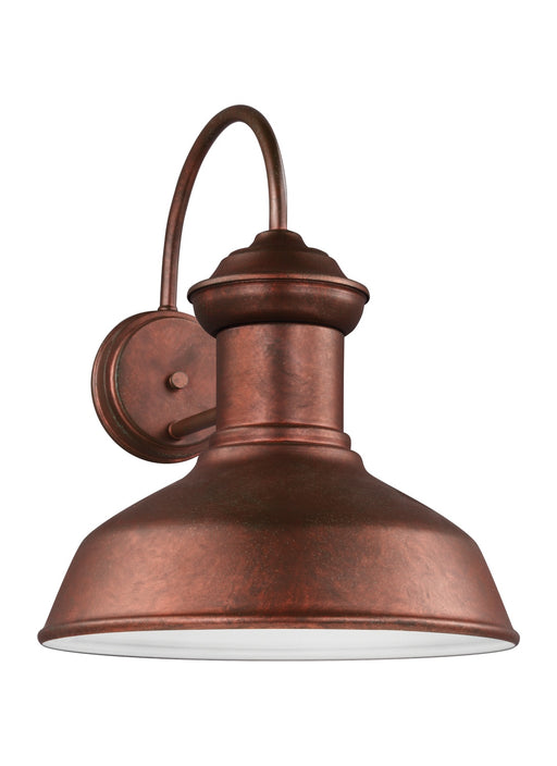 Myhouse Lighting Generation Lighting - 8647701-44 - One Light Outdoor Wall Lantern - Fredricksburg - Weathered Copper