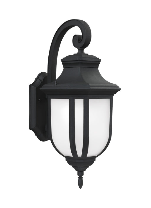 Myhouse Lighting Generation Lighting - 8736301-12 - One Light Outdoor Wall Lantern - Childress - Black