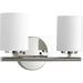 Myhouse Lighting Progress Lighting - P2158-104 - Two Light Bath Bracket - Replay - Polished Nickel
