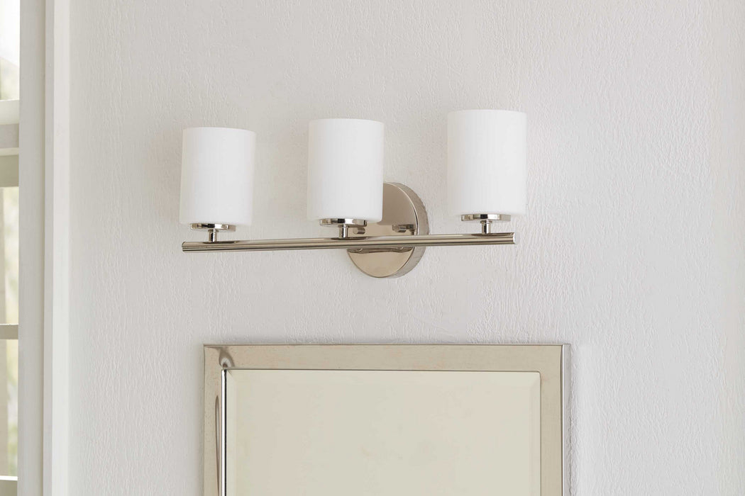 Myhouse Lighting Progress Lighting - P2159-104 - Three Light Bath Bracket - Replay - Polished Nickel