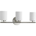 Myhouse Lighting Progress Lighting - P2159-104 - Three Light Bath Bracket - Replay - Polished Nickel