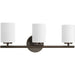Myhouse Lighting Progress Lighting - P2159-20 - Three Light Bath Bracket - Replay - Antique Bronze