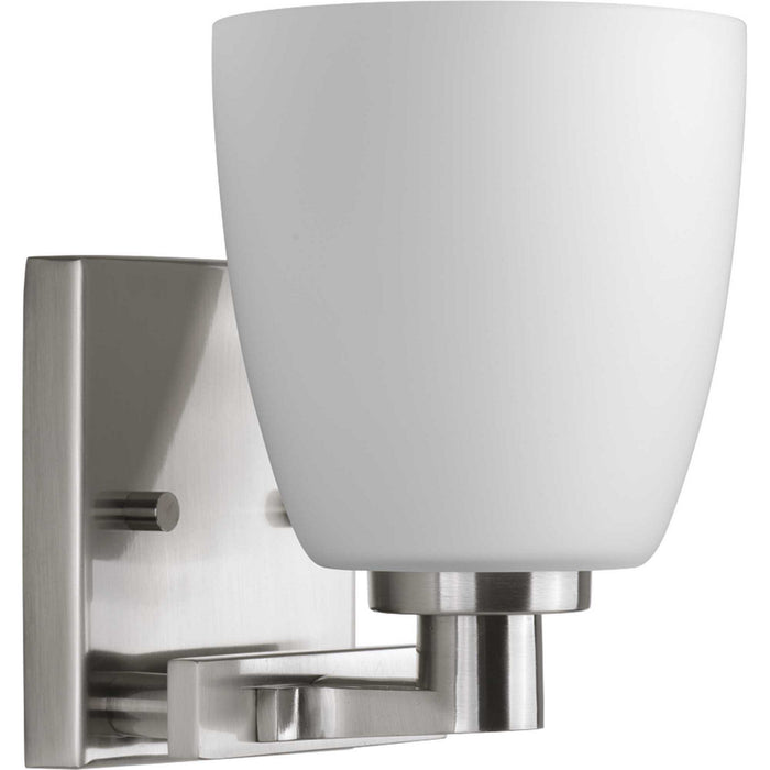 Myhouse Lighting Progress Lighting - P2165-09 - One Light Bath Bracket - Fleet - Brushed Nickel