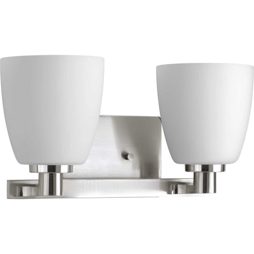 Myhouse Lighting Progress Lighting - P2166-09 - Two Light Bath Bracket - Fleet - Brushed Nickel