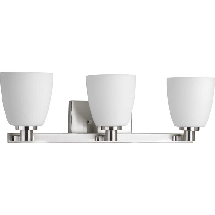 Myhouse Lighting Progress Lighting - P2167-09 - Three Light Bath Bracket - Fleet - Brushed Nickel