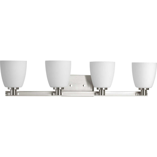 Myhouse Lighting Progress Lighting - P2168-09 - Four Light Bath Bracket - Fleet - Brushed Nickel
