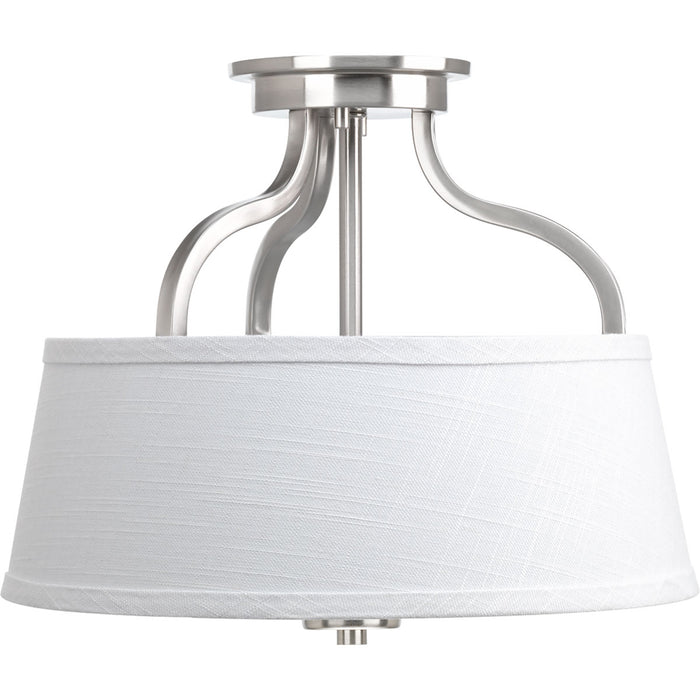 Myhouse Lighting Progress Lighting - P3720-09 - Two Light Semi-Flush Mount - Arden - Brushed Nickel