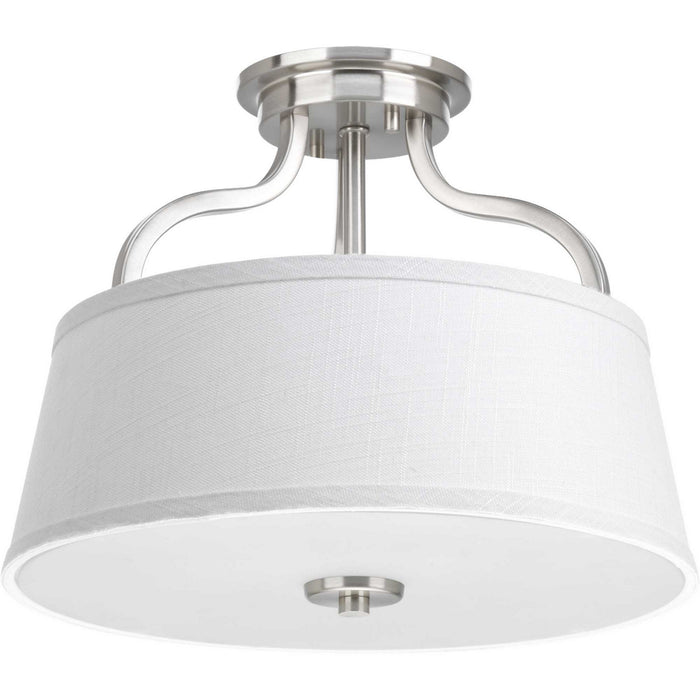 Myhouse Lighting Progress Lighting - P3720-09 - Two Light Semi-Flush Mount - Arden - Brushed Nickel