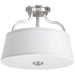 Myhouse Lighting Progress Lighting - P3720-09 - Two Light Semi-Flush Mount - Arden - Brushed Nickel