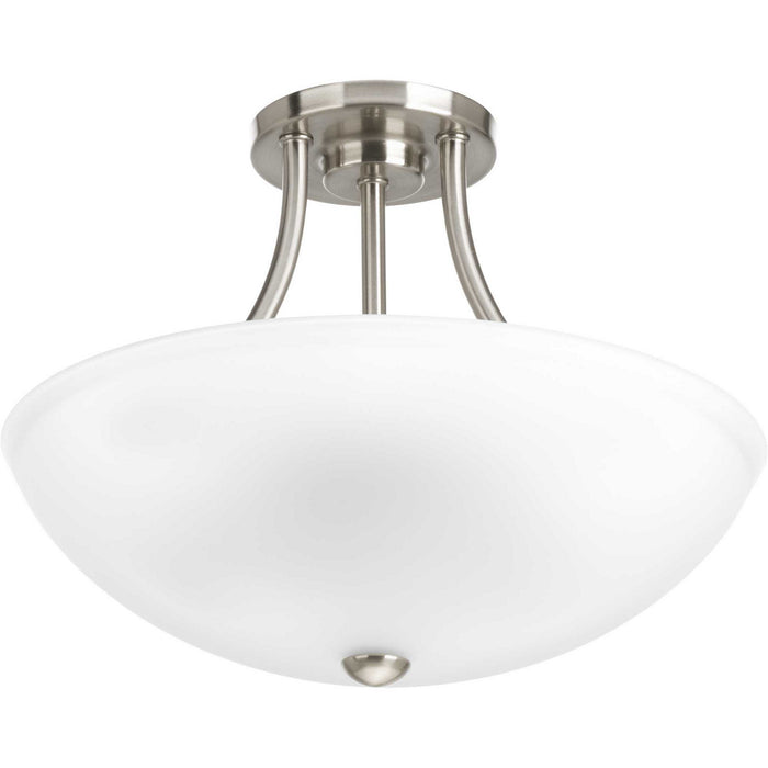 Myhouse Lighting Progress Lighting - P3748-09 - Two Light Semi-Flush Convertible - Gather - Brushed Nickel