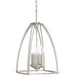 Myhouse Lighting Progress Lighting - P3786-09 - Four Light Foyer Pendant - Tally - Brushed Nickel