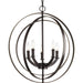 Myhouse Lighting Progress Lighting - P3841-20 - Five Light Chandelier - Equinox - Antique Bronze