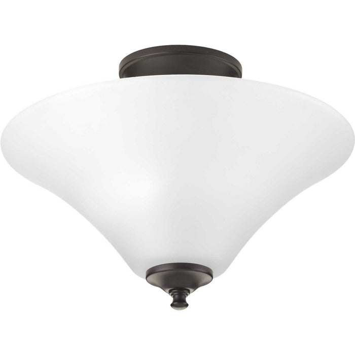 Myhouse Lighting Progress Lighting - P3855-20W - Two Light Semi-Flush Mount - Joy-Bravo - Antique Bronze