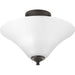 Myhouse Lighting Progress Lighting - P3855-20W - Two Light Semi-Flush Mount - Joy-Bravo - Antique Bronze