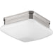 Myhouse Lighting Progress Lighting - P3991-09 - One Light Flush Mount - Appeal - Opal - Brushed Nickel