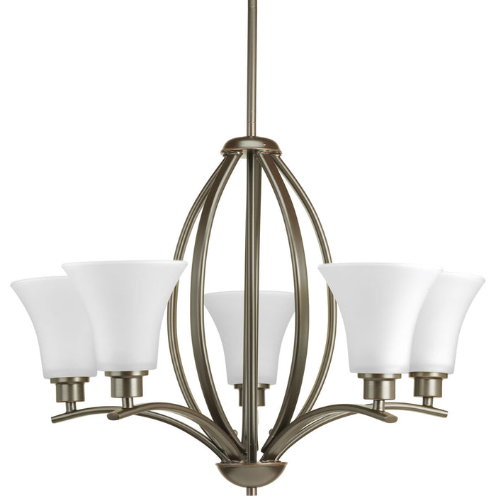 Myhouse Lighting Progress Lighting - P4490-20W - Five Light Chandelier - Joy - Antique Bronze